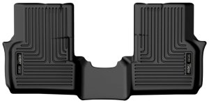 Dodge Hornet Floor Mats - Rear - Husky Liners - X-act Contour - Black - `23-`24